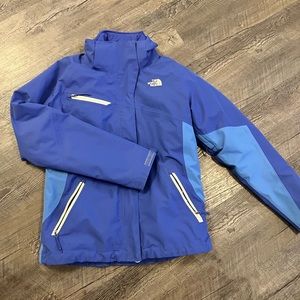 North Face coat women’s size M. HyVent with inner removal jacket attached.